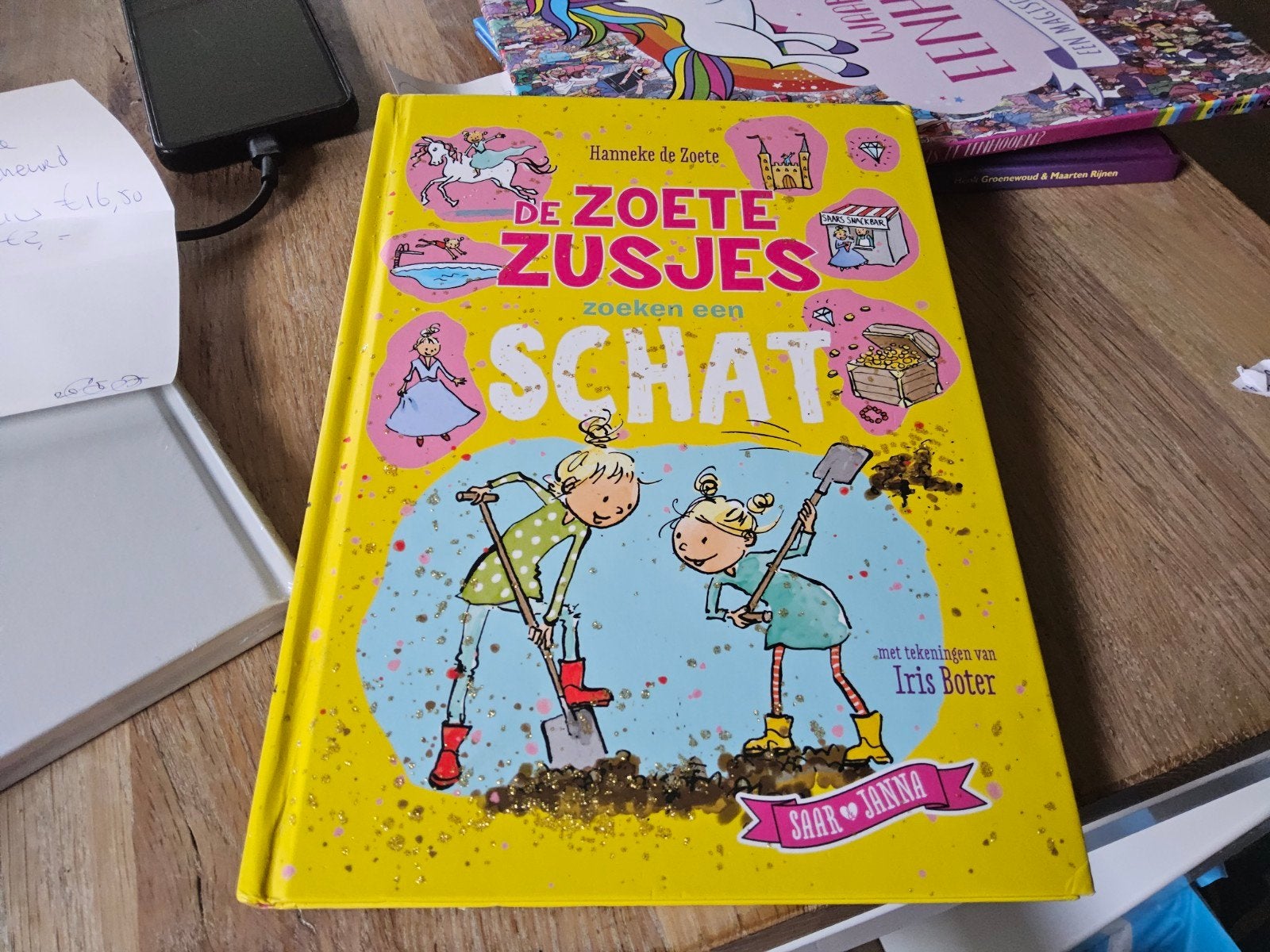 De Zoete Zusjes zoeken een Schat - Kinderboek, Ophalen of Verzenden, Zo goed als nieuw, Hanneke de Zoete, Fictie algemeen