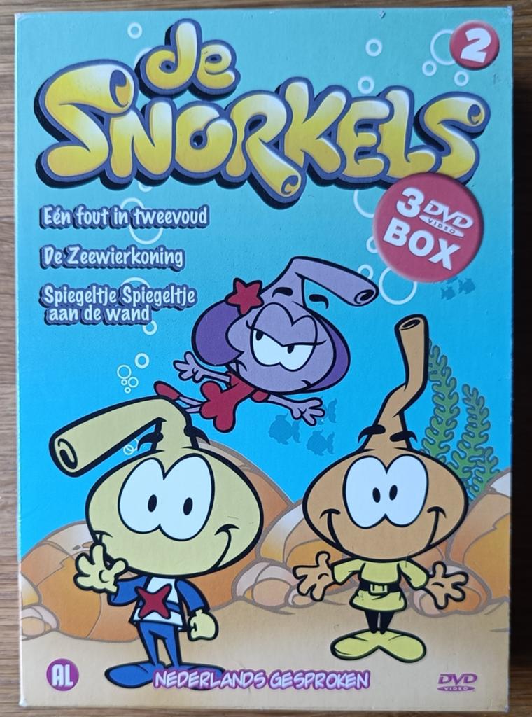 De Snorkels - 3 DVD Box - Nederlands Gesproken, Europees, Gebruikt, Tekenfilm, Alle leeftijden