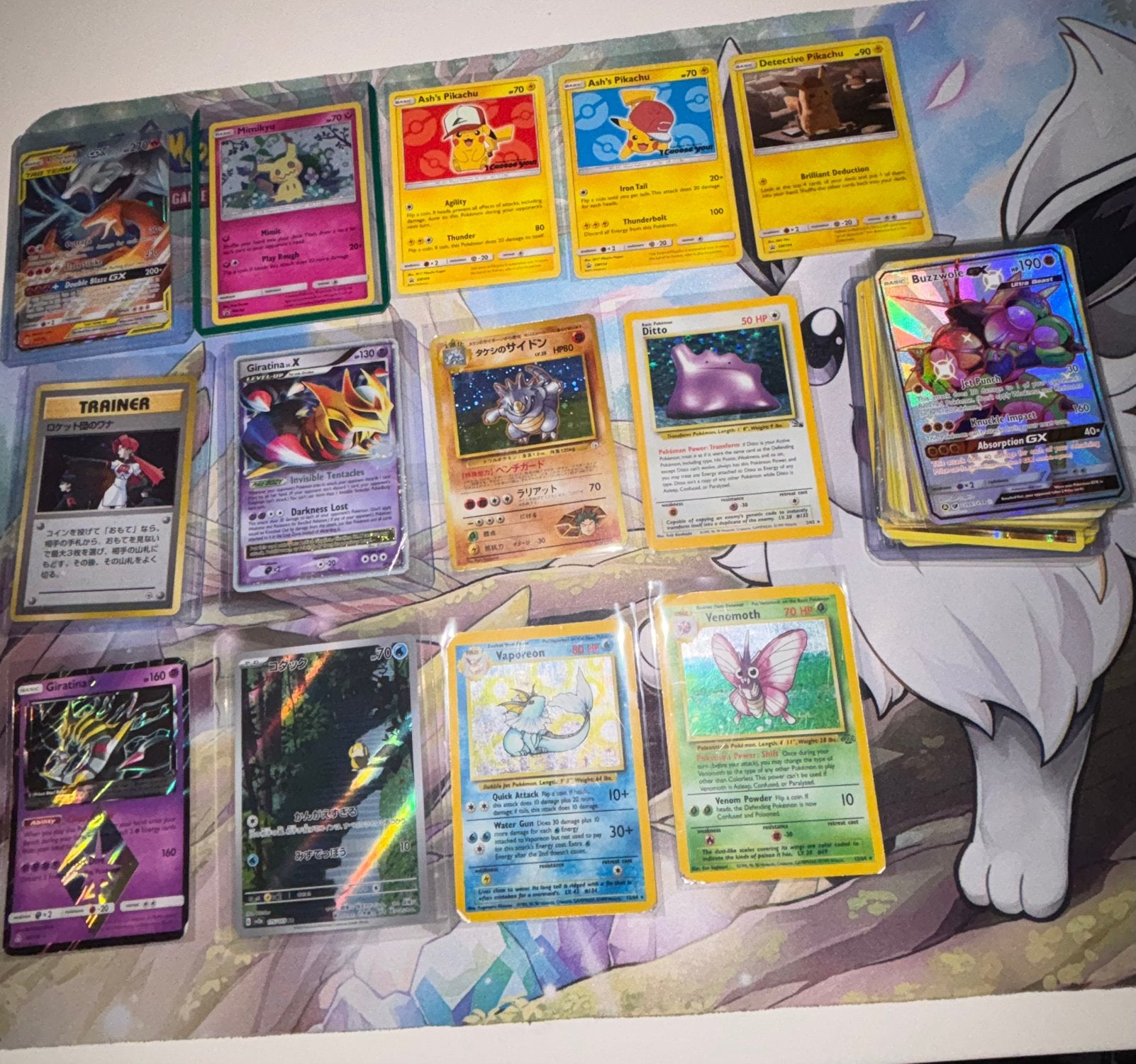 Grote Pokémon tcg collectie/verzameling, Ophalen of Verzenden, Zo goed als nieuw, Meerdere kaarten