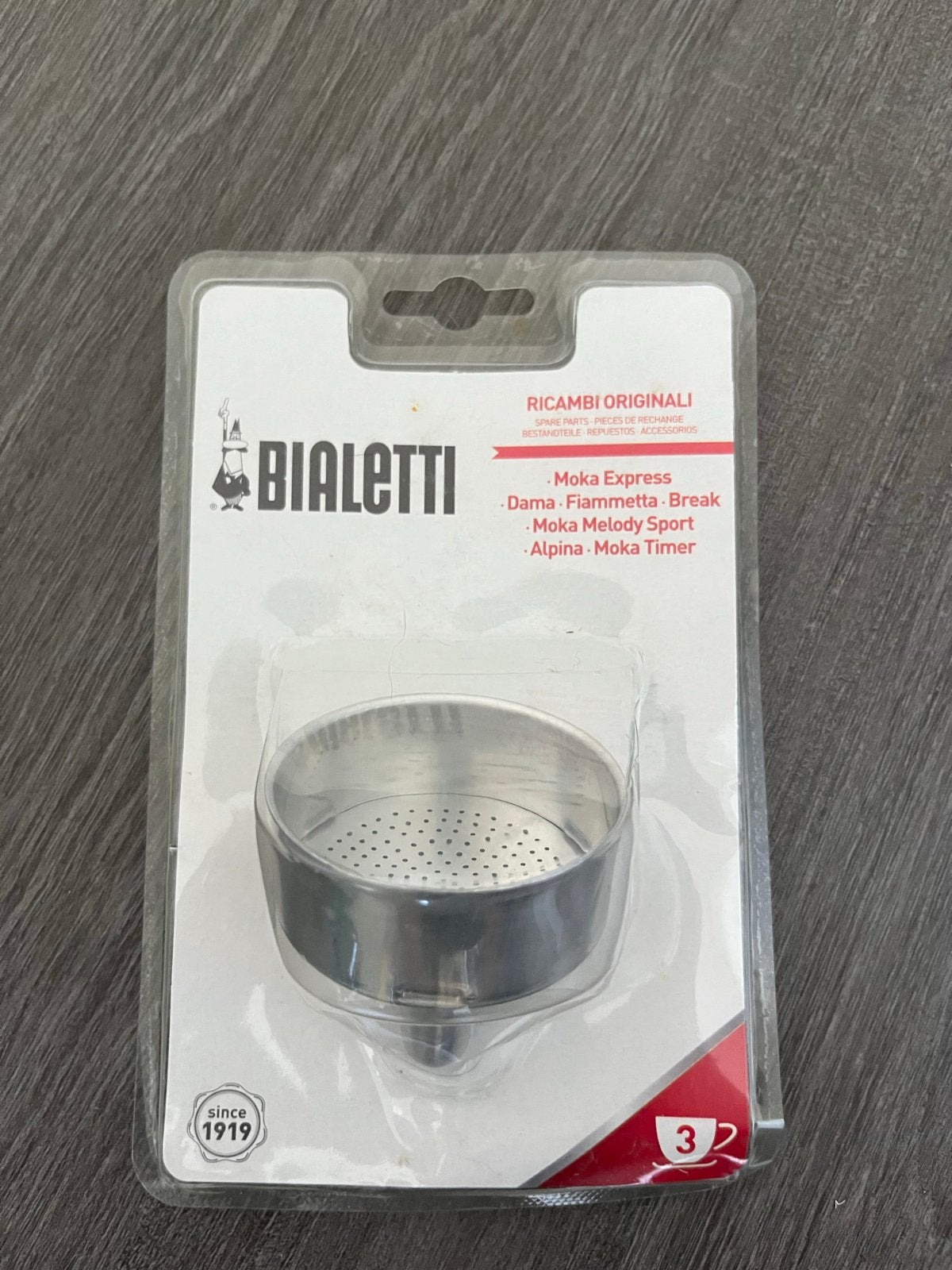 Bialetti filter moka express 3 kops, Verzenden, Nieuw