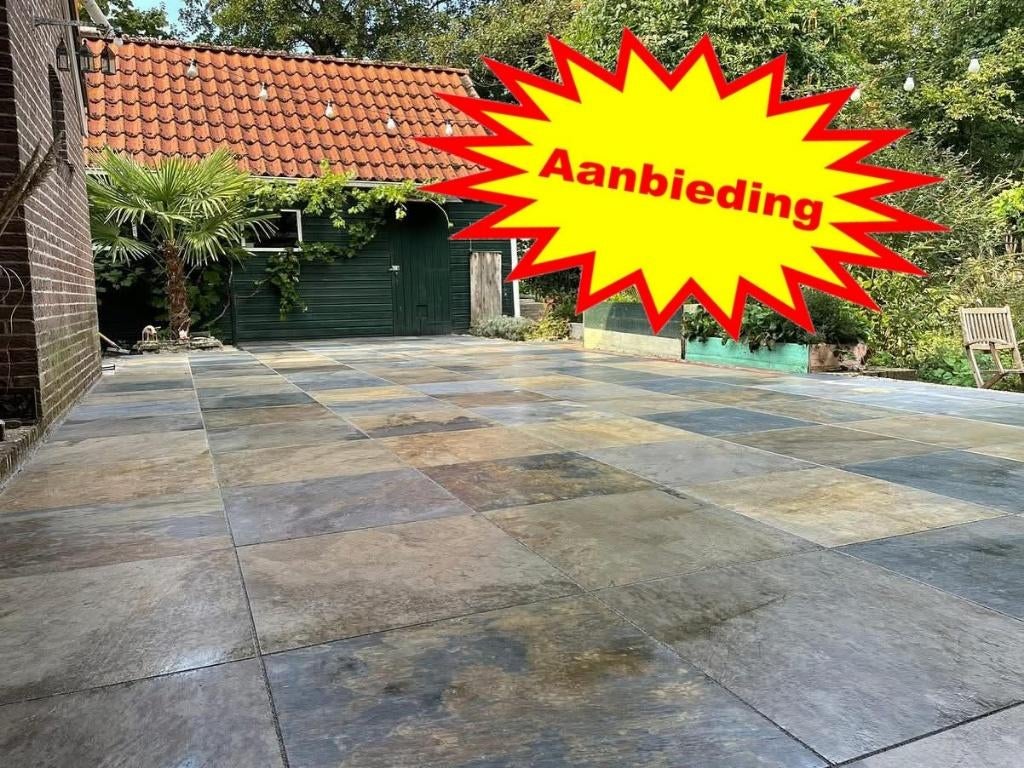 GeoCeramica 80x80x4cm, Tuin en Terras, Keramiek, Nieuw, Ophalen of Verzenden, 10 m² of meer
