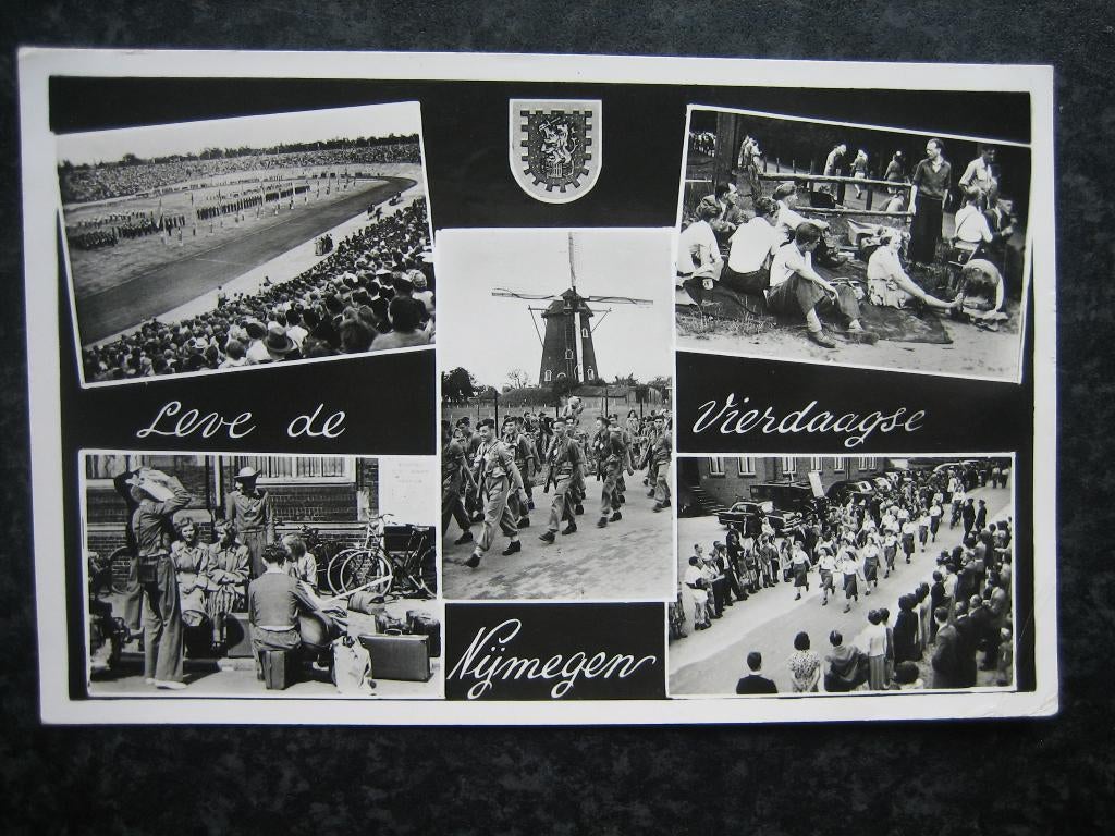 NIJMEGEN Vierdaagse 5 luiks 1952, Ophalen of Verzenden, 1940 tot 1960, Gelderland