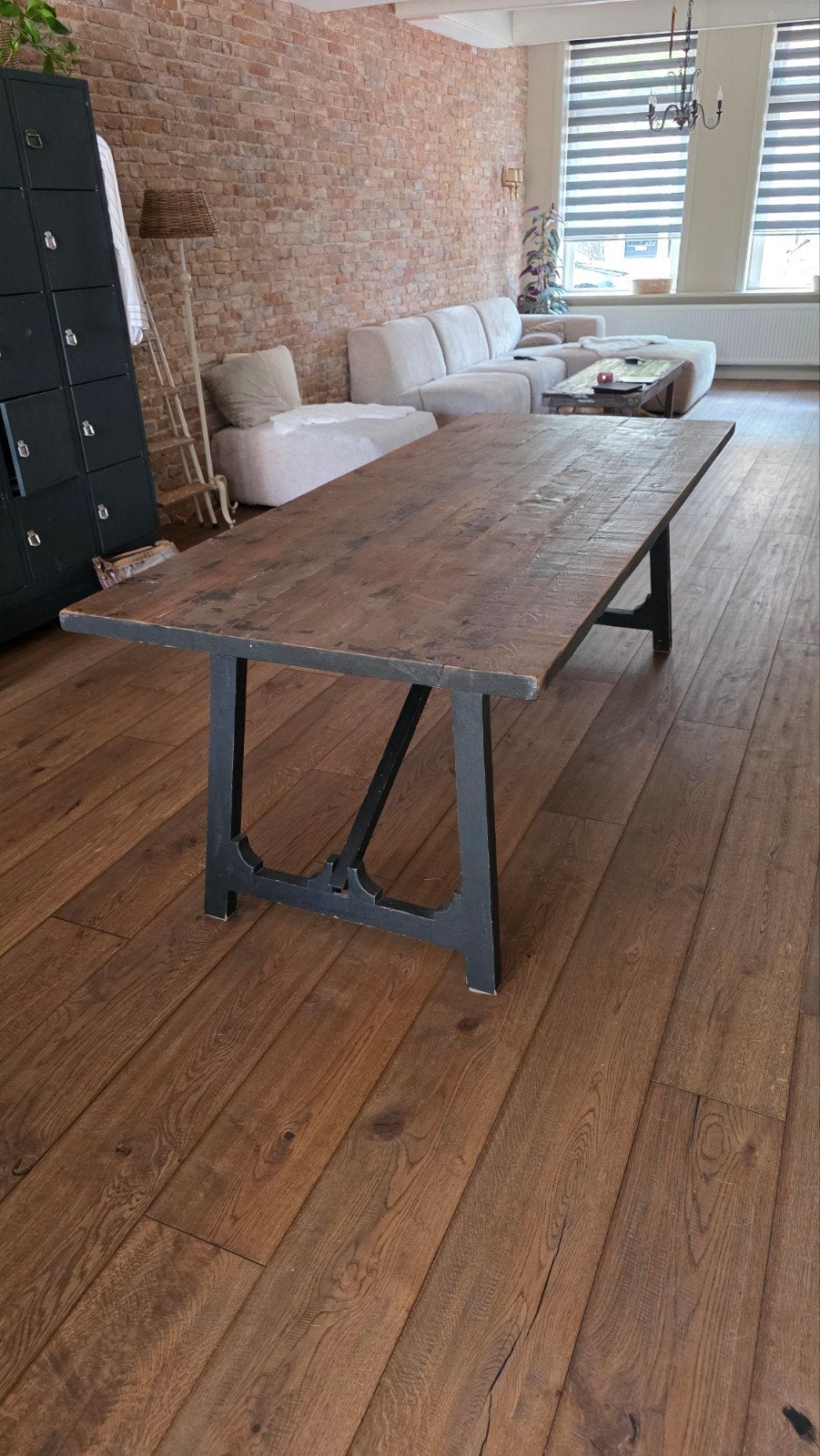 Eettafel, Huis en Inrichting, Tafels | Eettafels, Ophalen, Rechthoekig, 200 cm of meer, 50 tot 100 cm