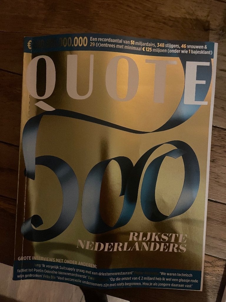 Quote 500, Ophalen of Verzenden, Zo goed als nieuw