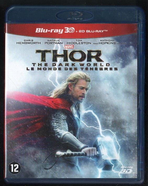 Thor the Dark World 3D+2D, MARVEL MCU. Blu-ray., Ophalen of Verzenden, Gebruikt, Science Fiction en Fantasy, Boxset