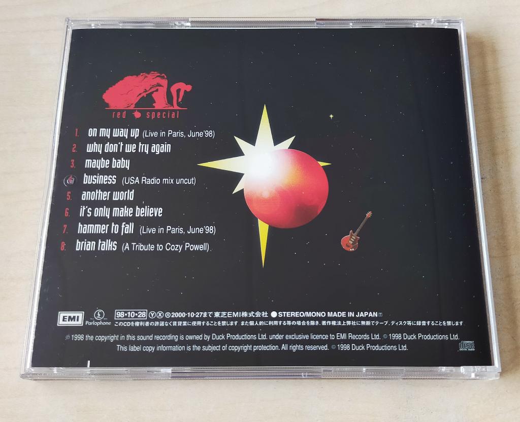 Brian May - Red Special (Japanese Tour Mini Album) CD 1998, Ophalen of Verzenden, Zo goed als nieuw, Poprock
