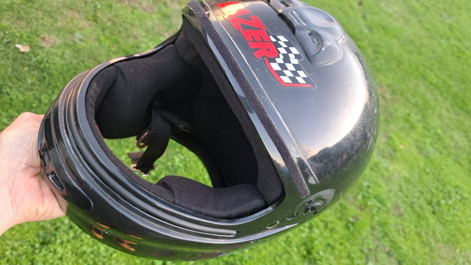 moterhelm, lazer moter helm, Ophalen of Verzenden