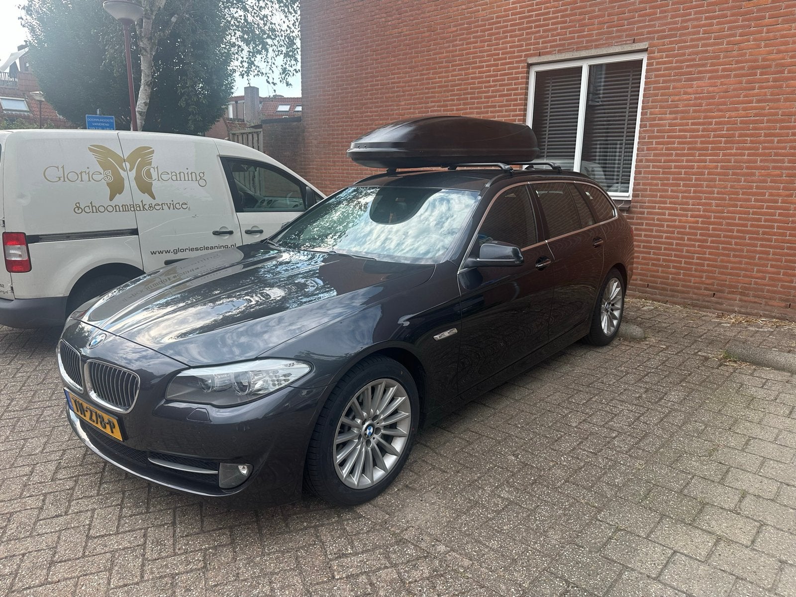 BMW 5-Serie 525d Xdrive 211pk Aut. 2013 Grijs, Auto's, BMW, Particulier, 5-Serie, 4x4, Achteruitrijcamera, Adaptieve lichten, Adaptive Cruise Control