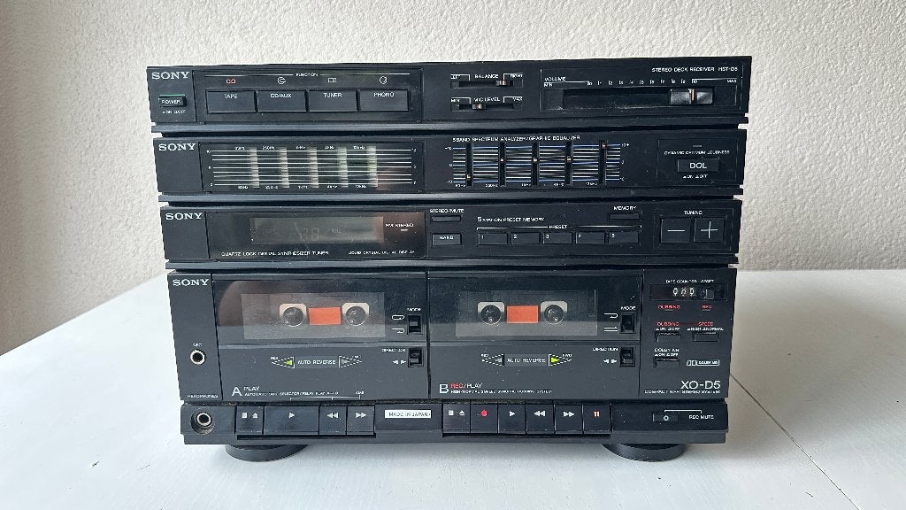 Sony HST-D5 Mini-stereo set, voor de knutselaar, Audio, Tv en Foto, Stereo-sets, Ophalen, Tuner of Radio, Sony, Microset