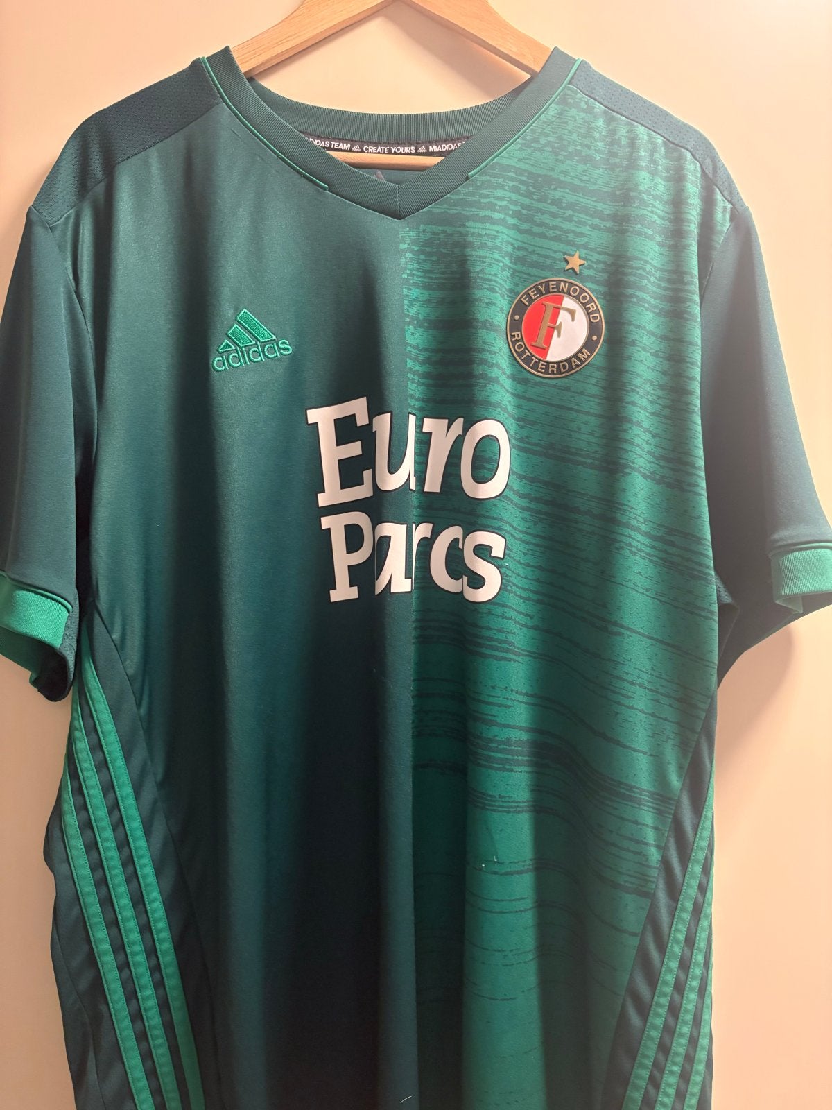 Feyenoord uitshirt 2021-2022 - Maat 2XL, Overige maten, Ophalen of Verzenden, Zo goed als nieuw, Voetbal