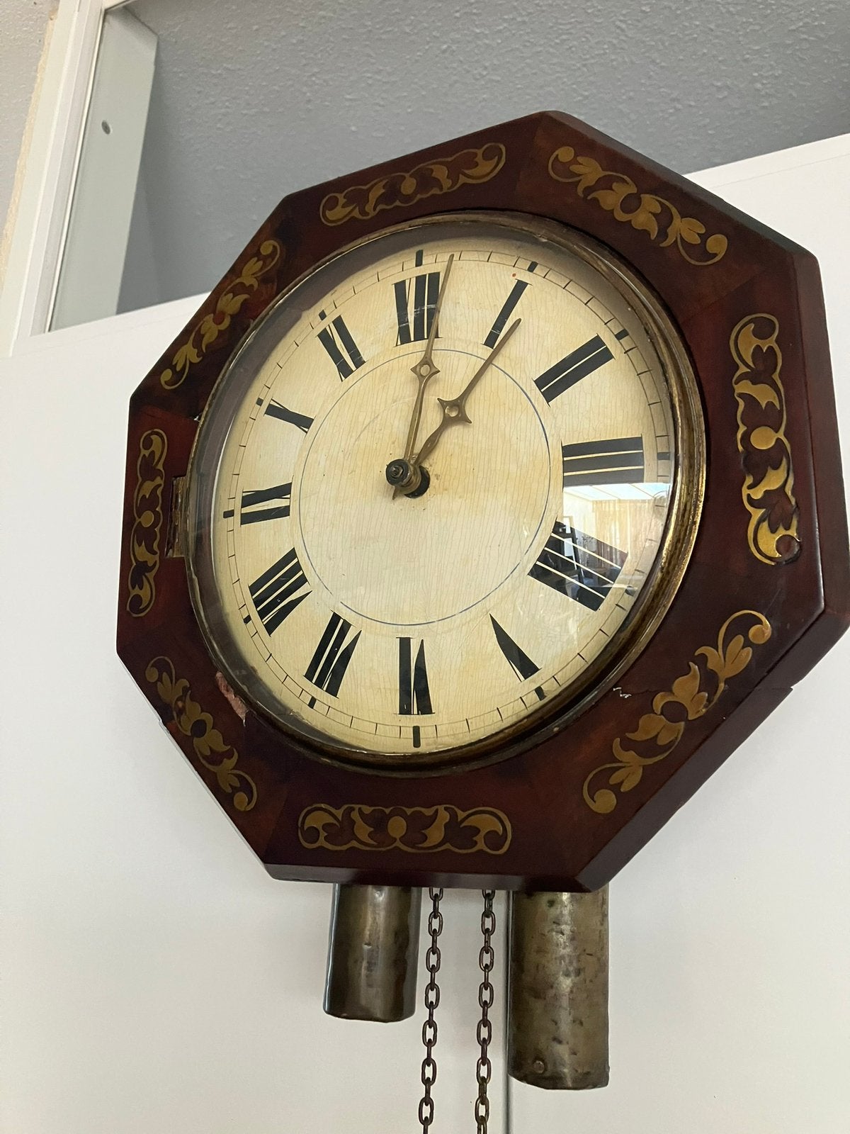 Antieke klok 1874, Ophalen of Verzenden