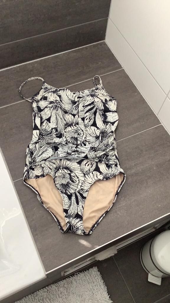 Beachwave badpak mt 38, Verzenden, Zo goed als nieuw, Zwart, Badpak