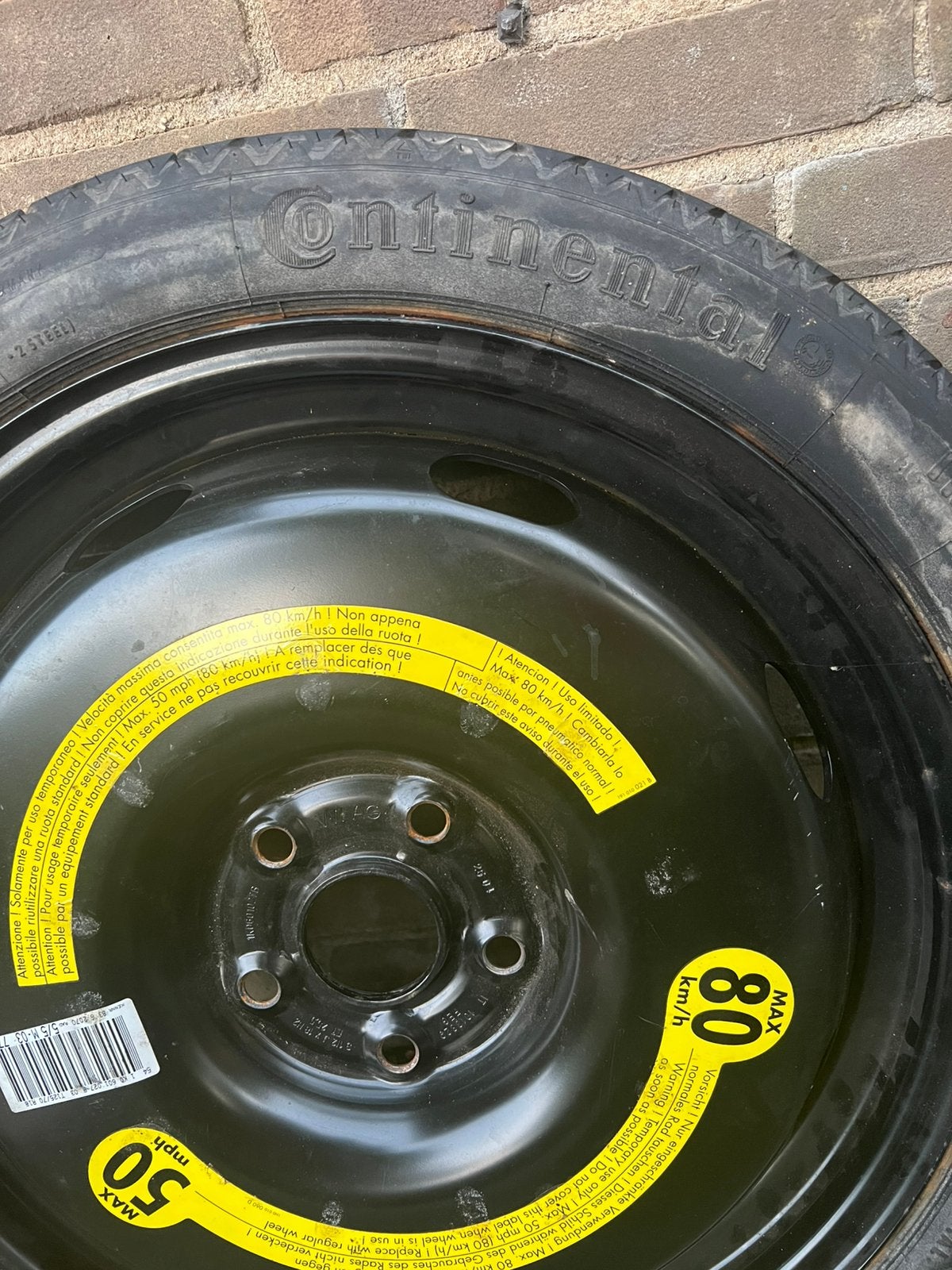 Thuiskomertje 135/70 R18, Ophalen of Verzenden, Zo goed als nieuw