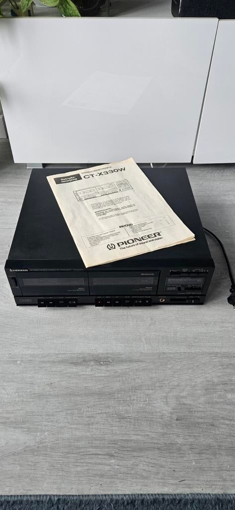 Pioneer stereocassettedeck CT-X330W met gebruiksaanwijzing, Ophalen, Dubbel, Overige merken