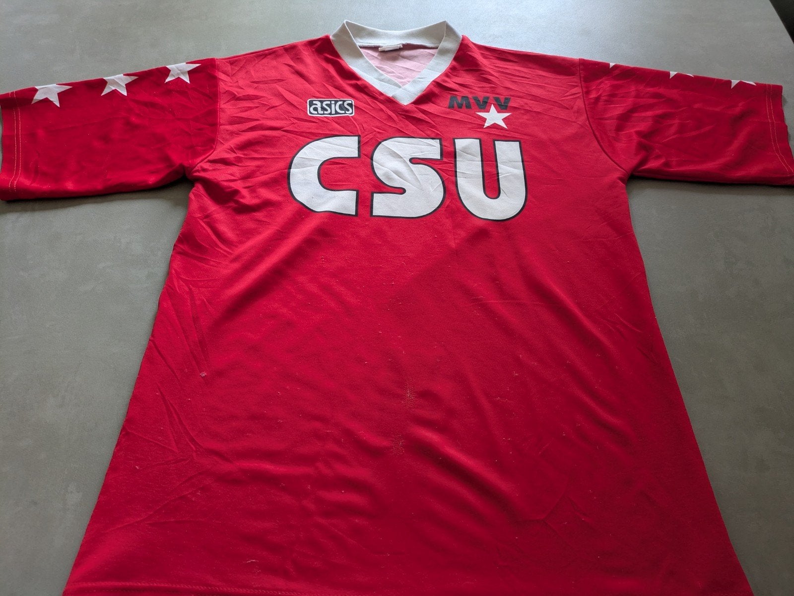 Voetbalshirt MVV Maastricht vintage shirt jaren 90 Zeldzaam, Maat XL, Ophalen of Verzenden, Shirt