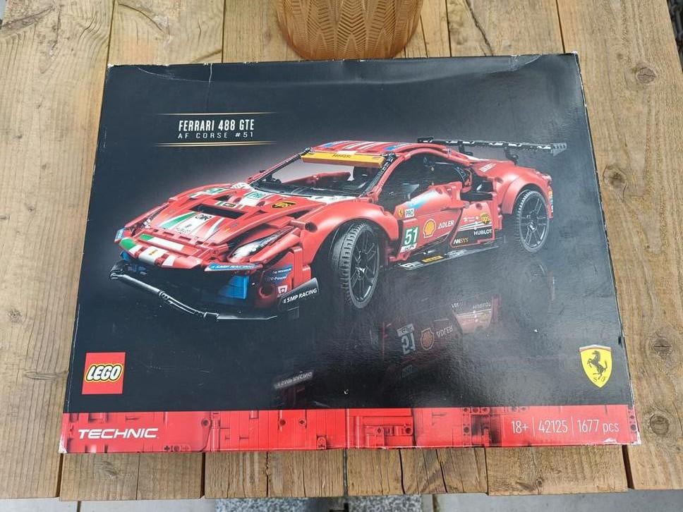 Lego Technic 42125 Ferrari 488 GTE - Nieuw, doos geopend, Lego, Nieuw, Ophalen of Verzenden, Astvej 1, Billund