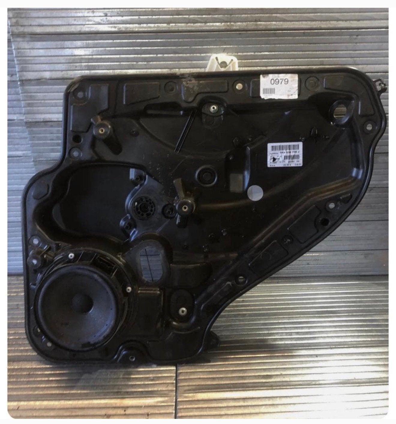 VW Golf MK6 2009 - 2012 rechts achter deur-raam paneel RA, Ophalen of Verzenden, P, P, P
