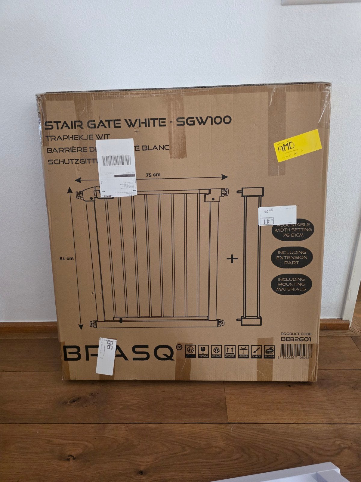 BRASQ Wit Traphekje – SGW100 (Nieuw), Ophalen of Verzenden, Nieuw, Minder dan 100 cm