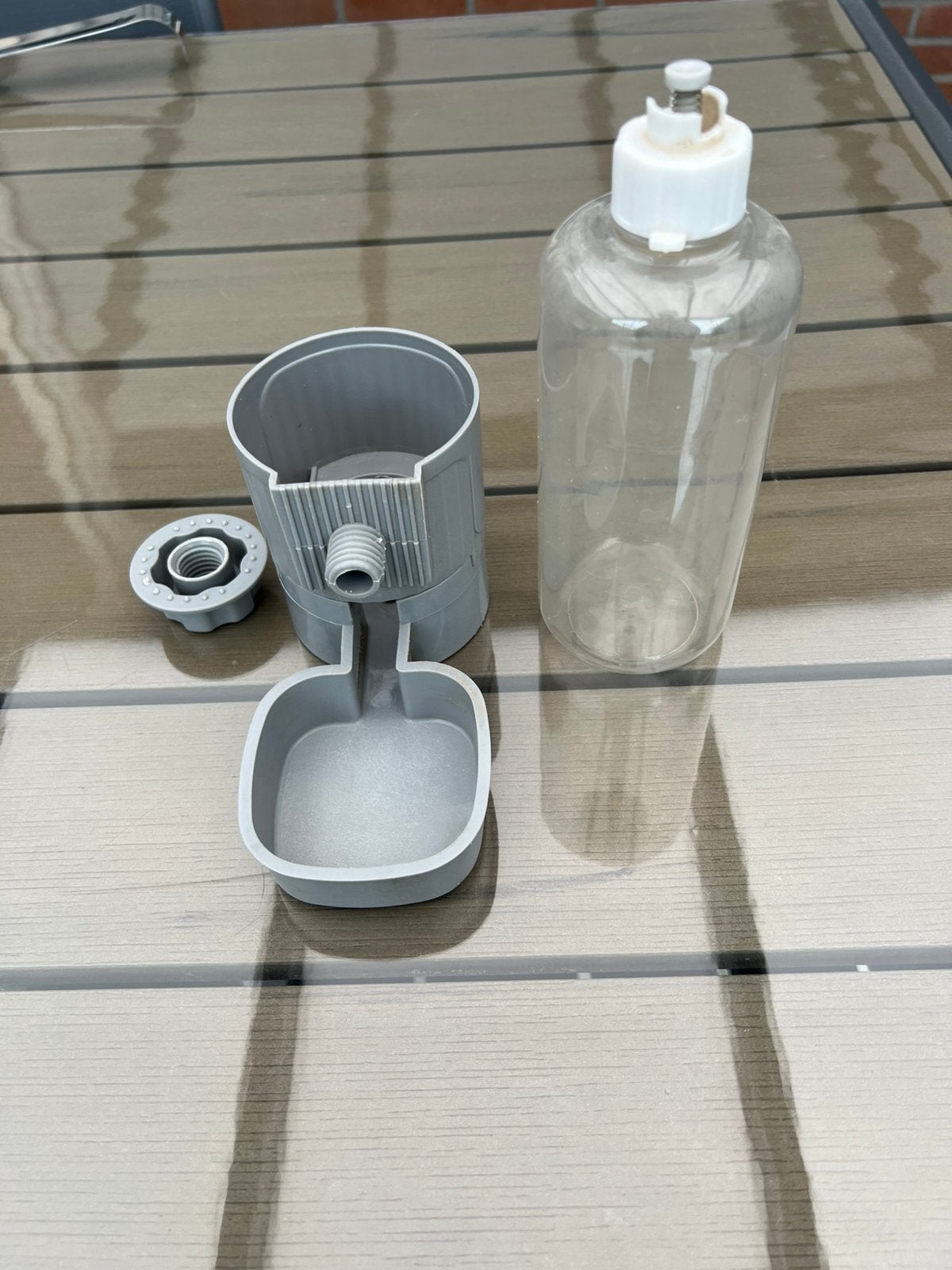 Drinkbak, Ophalen, Eten en Drinken