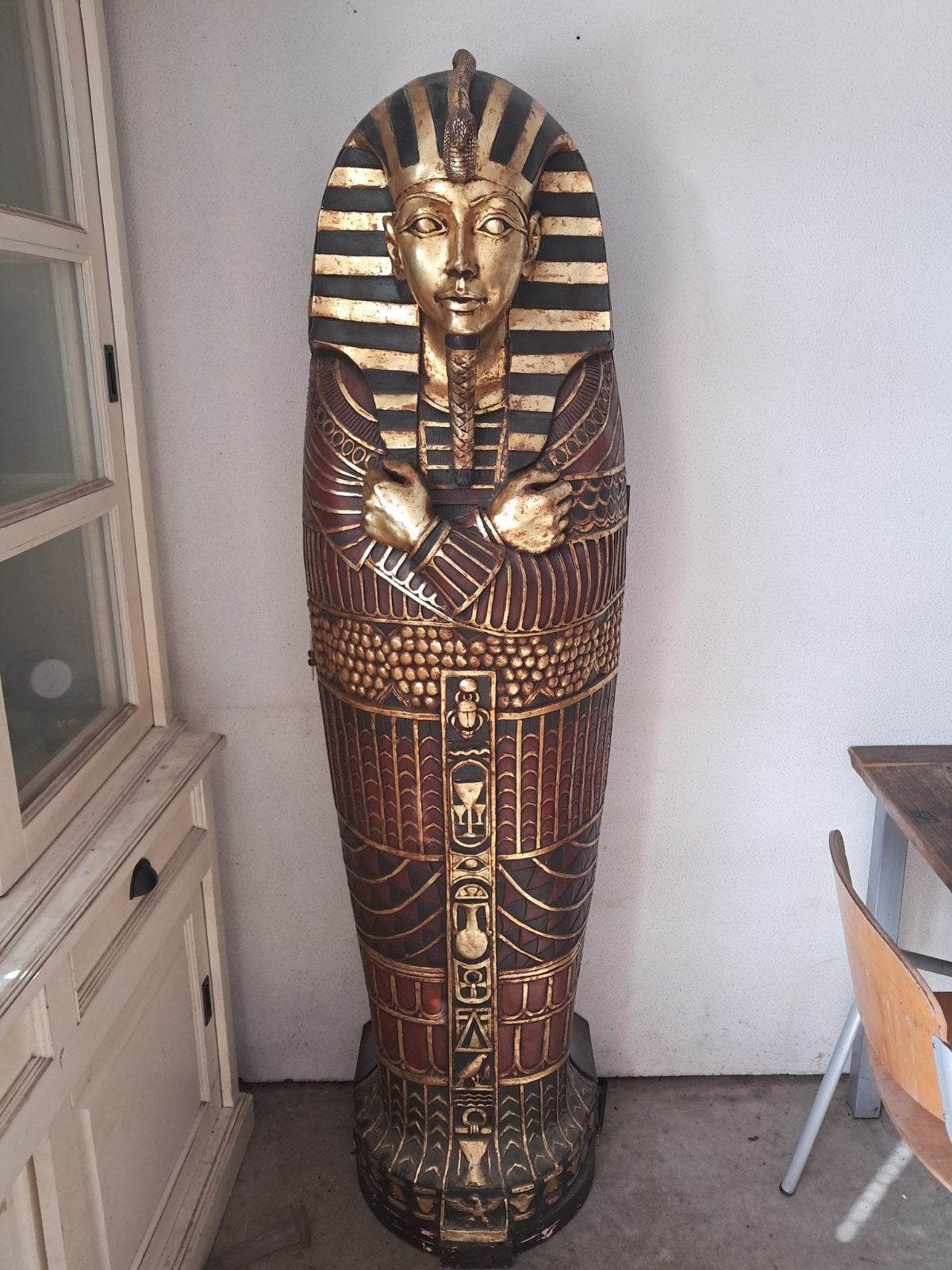 Unieke Drankenkast Sarcofaag - Egyptische Stijl, Ophalen