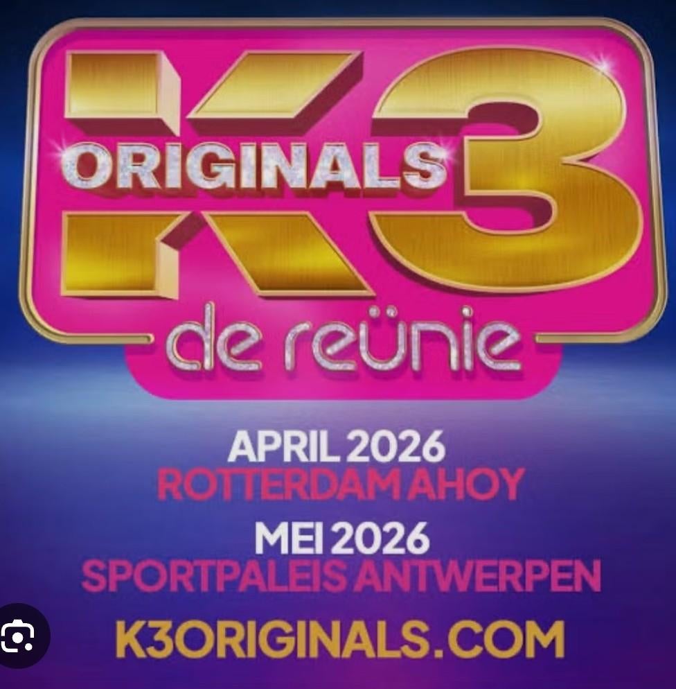Ticket voor K3 De Reünie, Tickets en Kaartjes, Eén persoon