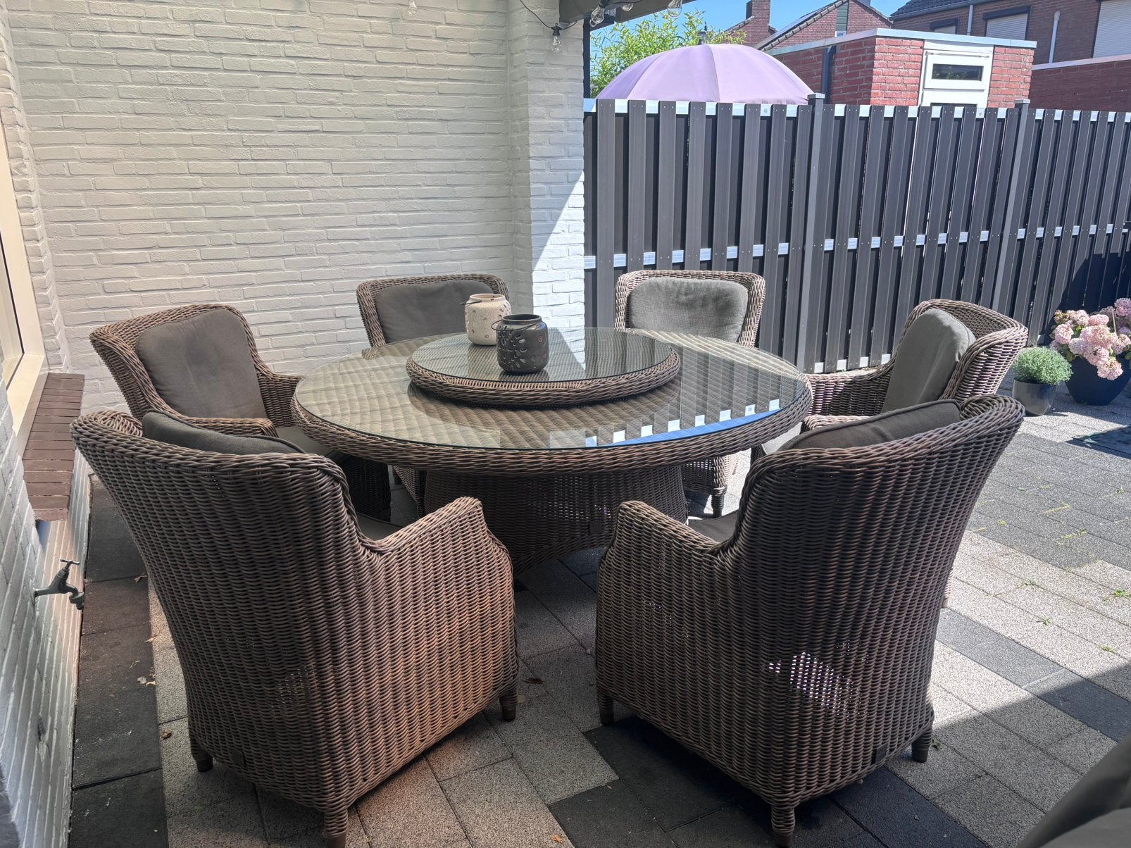 4 seasons outdoor tuinset Brighton ., Ophalen, Zo goed als nieuw, Wicker