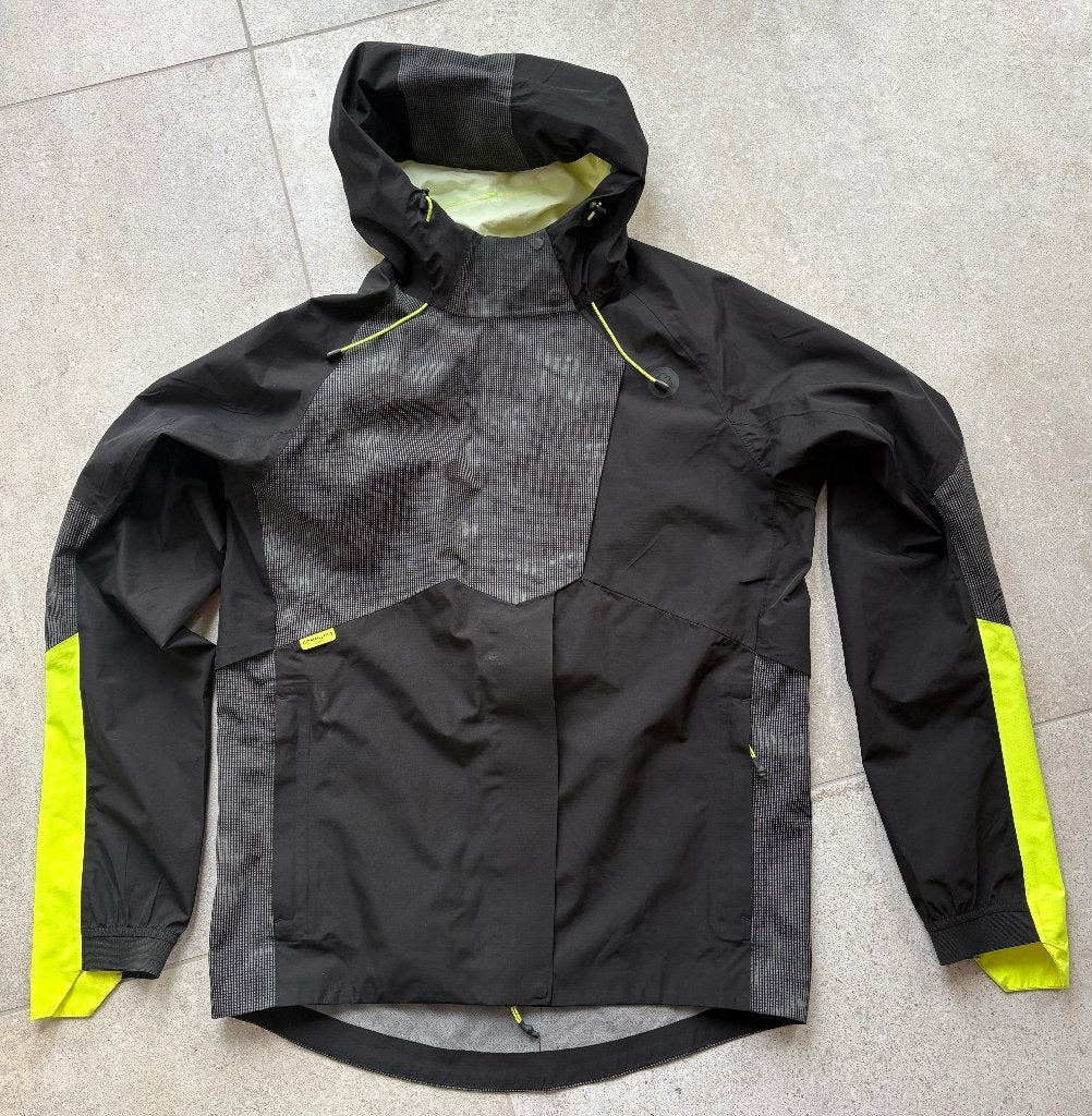 AGU Commuter Tech regenjas Hi-vis & Reflectie zwart heren S, S, Heren, Ophalen of Verzenden, Zo goed als nieuw
