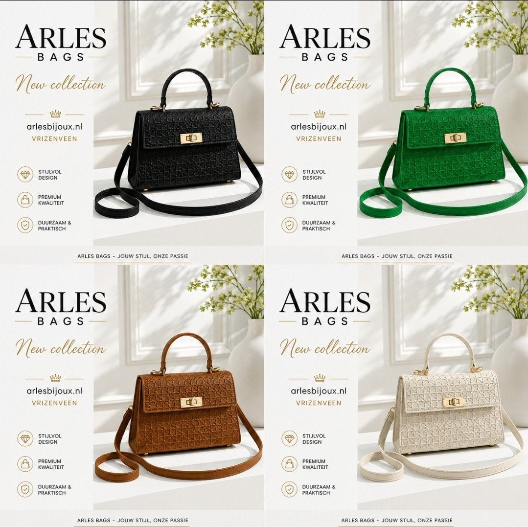 Arles Bags Partij Tassen -, Sieraden, Tassen en Uiterlijk, Ophalen of Verzenden, Nieuw, Zwart, Handtas