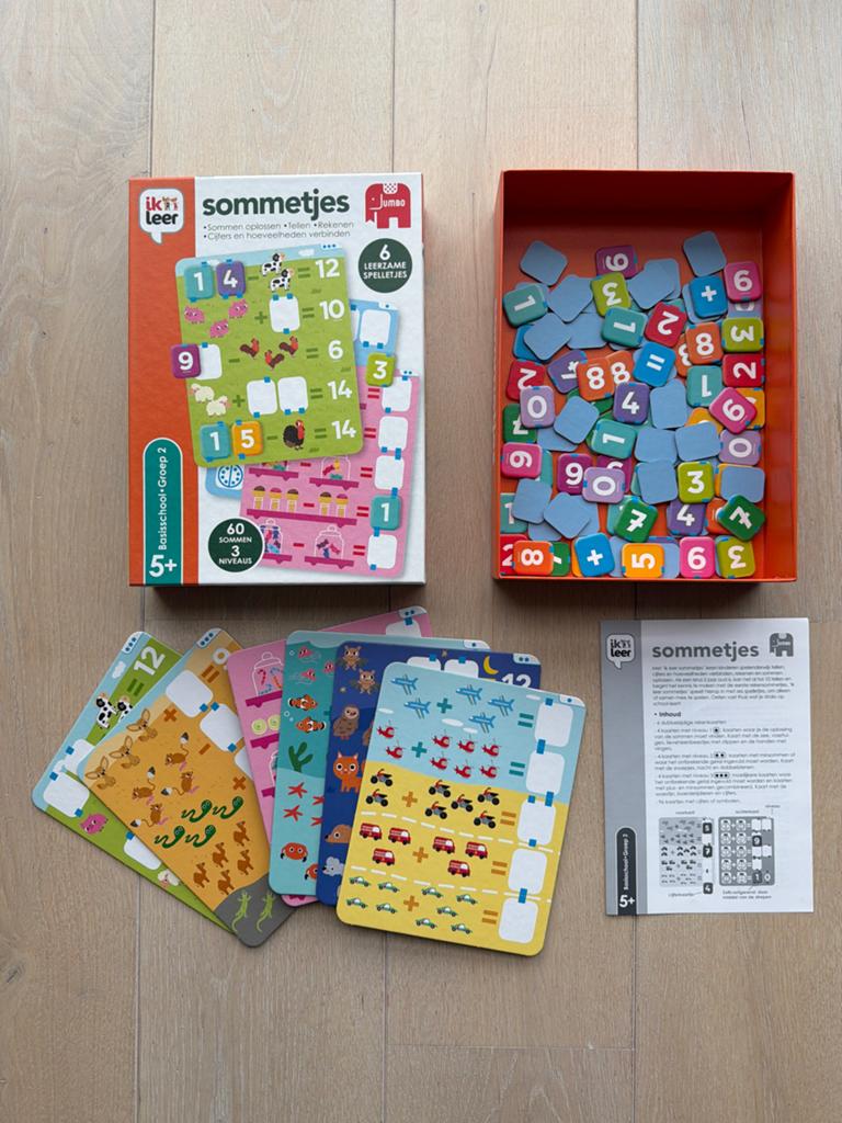 Jumbo Ik leer Sommetjes - Educatief Rekenspel 5+, Ophalen of Verzenden, Zo goed als nieuw, Rekenen