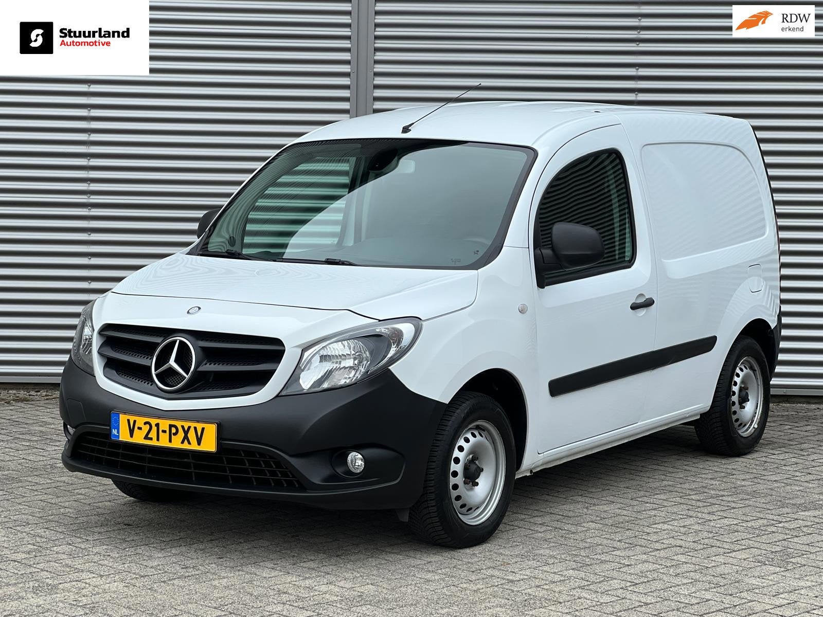 Mercedes-Benz CITAN 112 BPM Vrij Automaat Airco/ PDC/ Blueto, Auto's, Stof, Gebruikt, 4 cilinders, Wit
