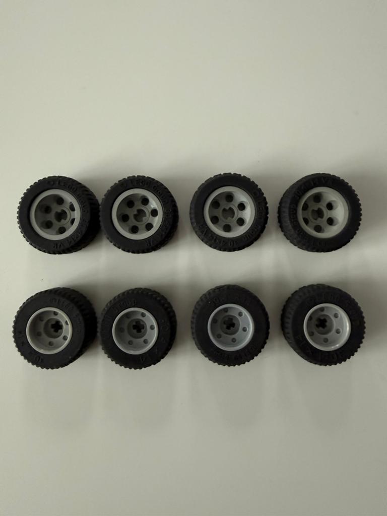 Lego wielen grijs racing, Ophalen of Verzenden, Gebruikt