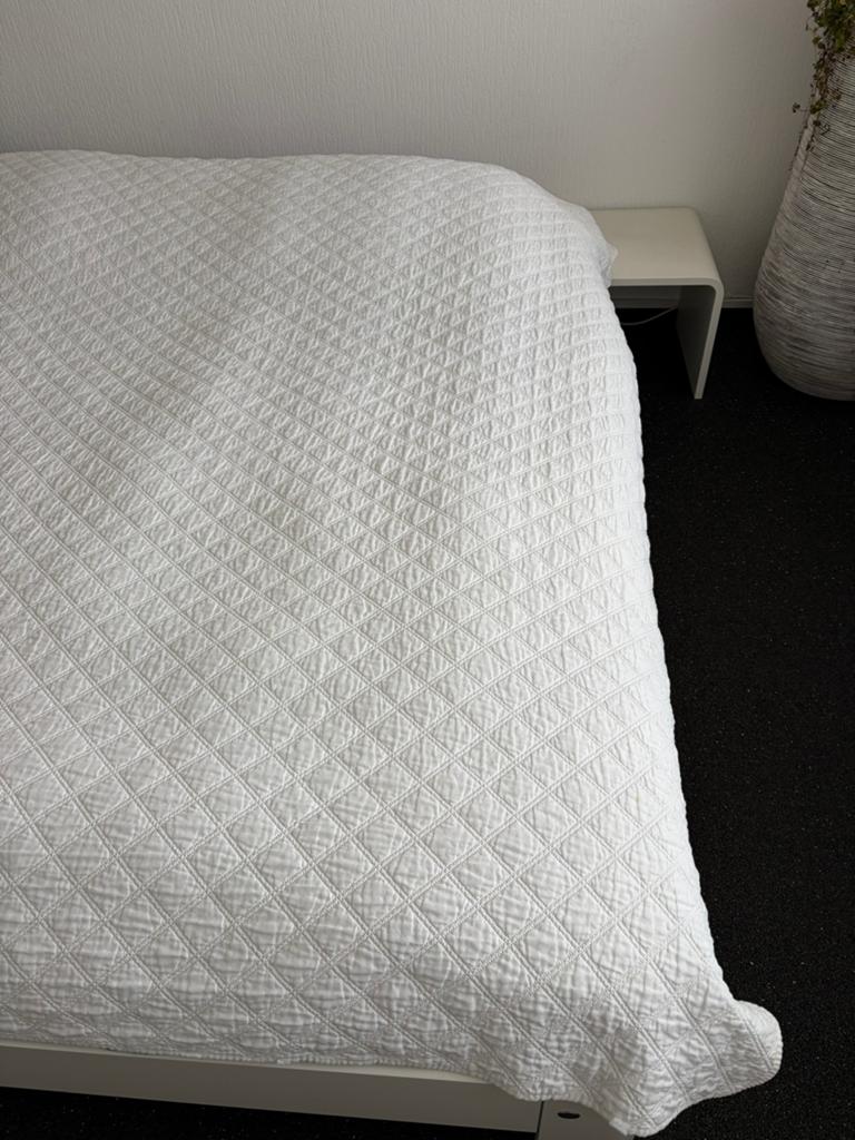 Auping bed (verkocht), Ophalen, Wit, Tweepersoons, 180 cm