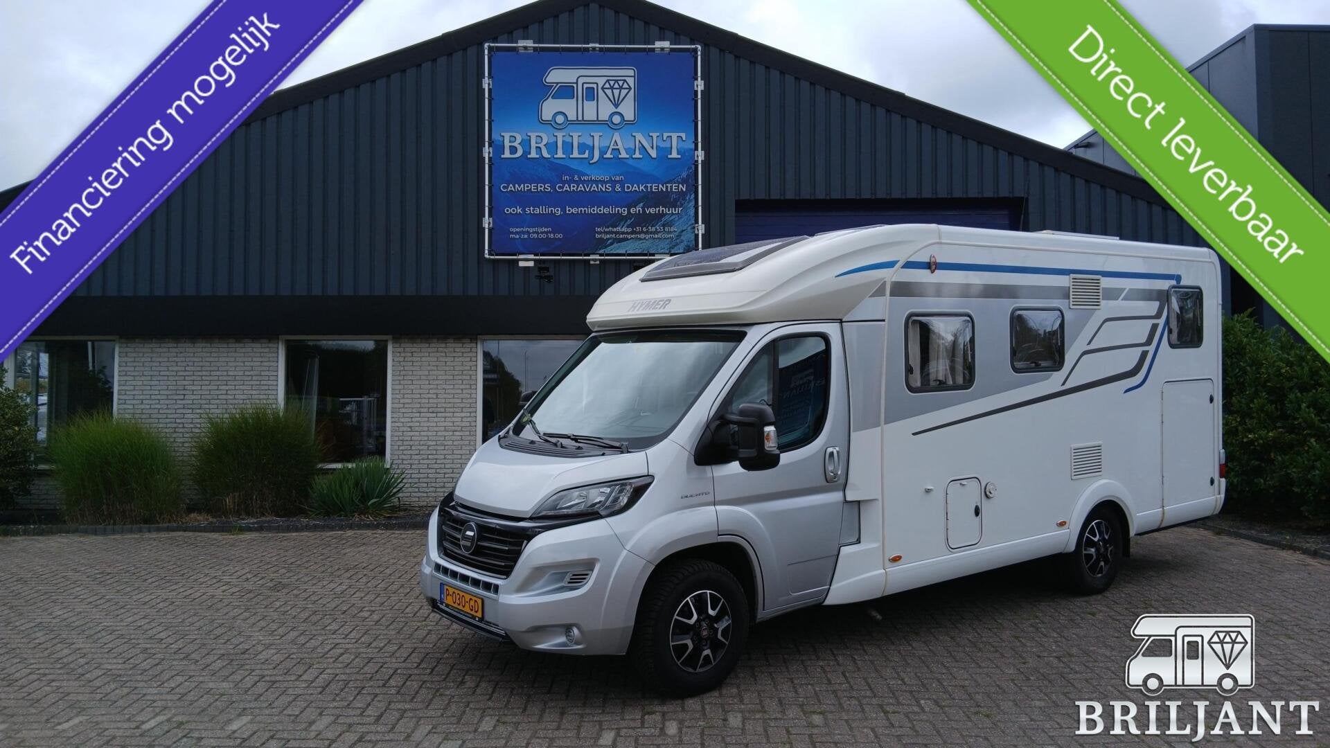 Fiat Hymer T568 automaat/Enkelebedden/L-zit, Caravans en Kamperen, Automaat, Ringverwarming, Tot en met 2, Bedrijf