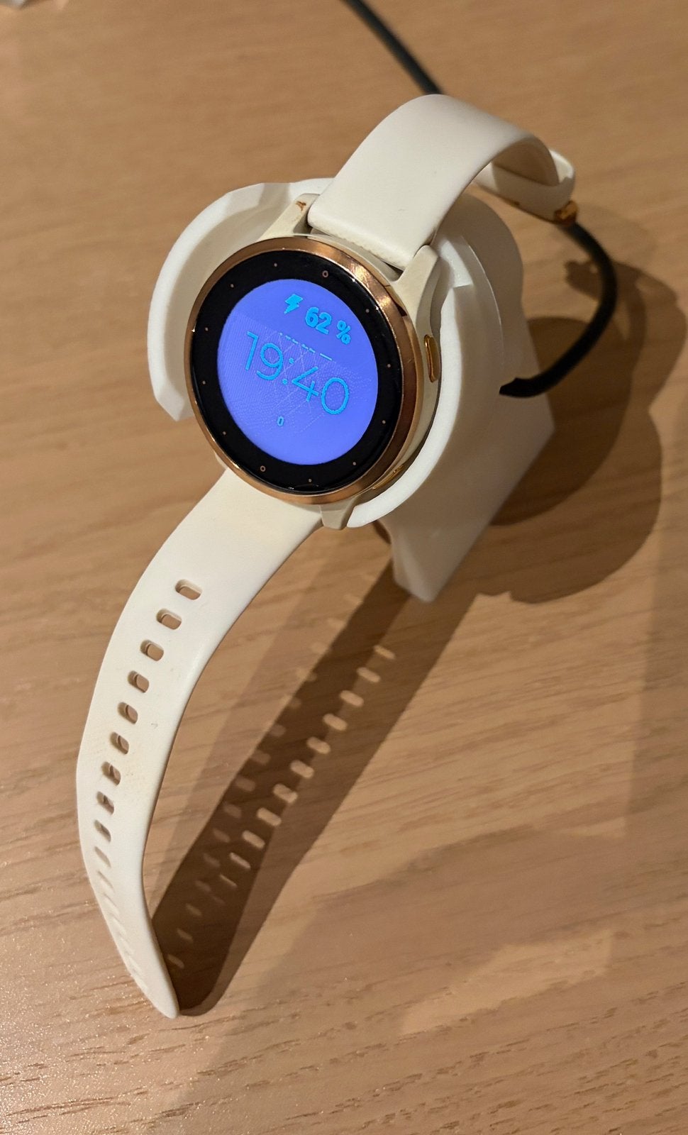 Garmin vivo active 4S, compacte 40 mm, Gebruikt, Hartslag, Wit, IOS