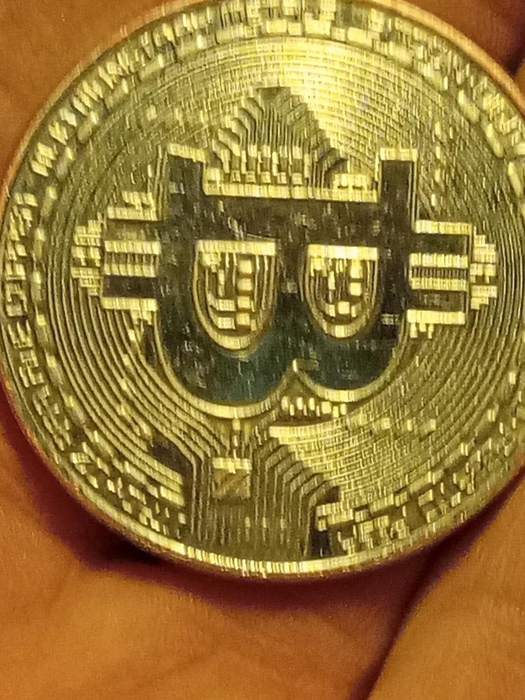 Bitcoin munt - Decoratieve Crypto Collectible, Ophalen of Verzenden