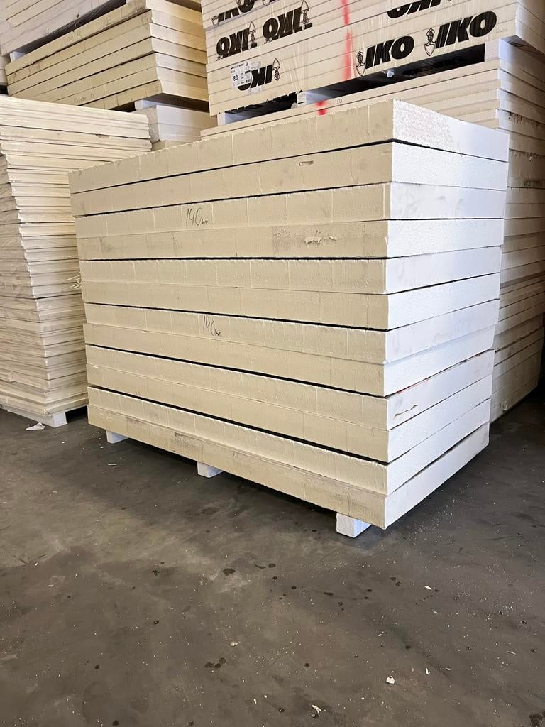 Isolatieplaten pir aluminium 140mm Betreft B- keus, Dakisolatie, 12 cm of meer, Nieuw, Ophalen of Verzenden