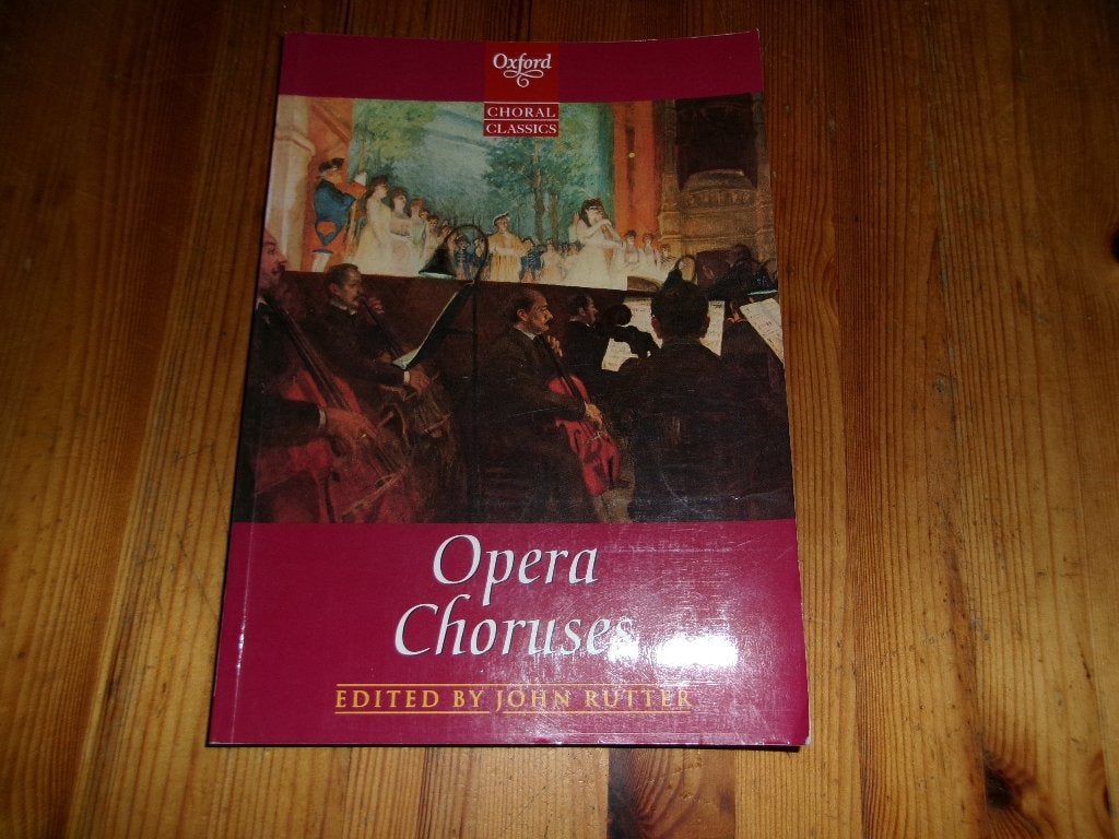 Opera choruses - john rutter, Koor, Klassiek, Ophalen of Verzenden, Zo goed als nieuw