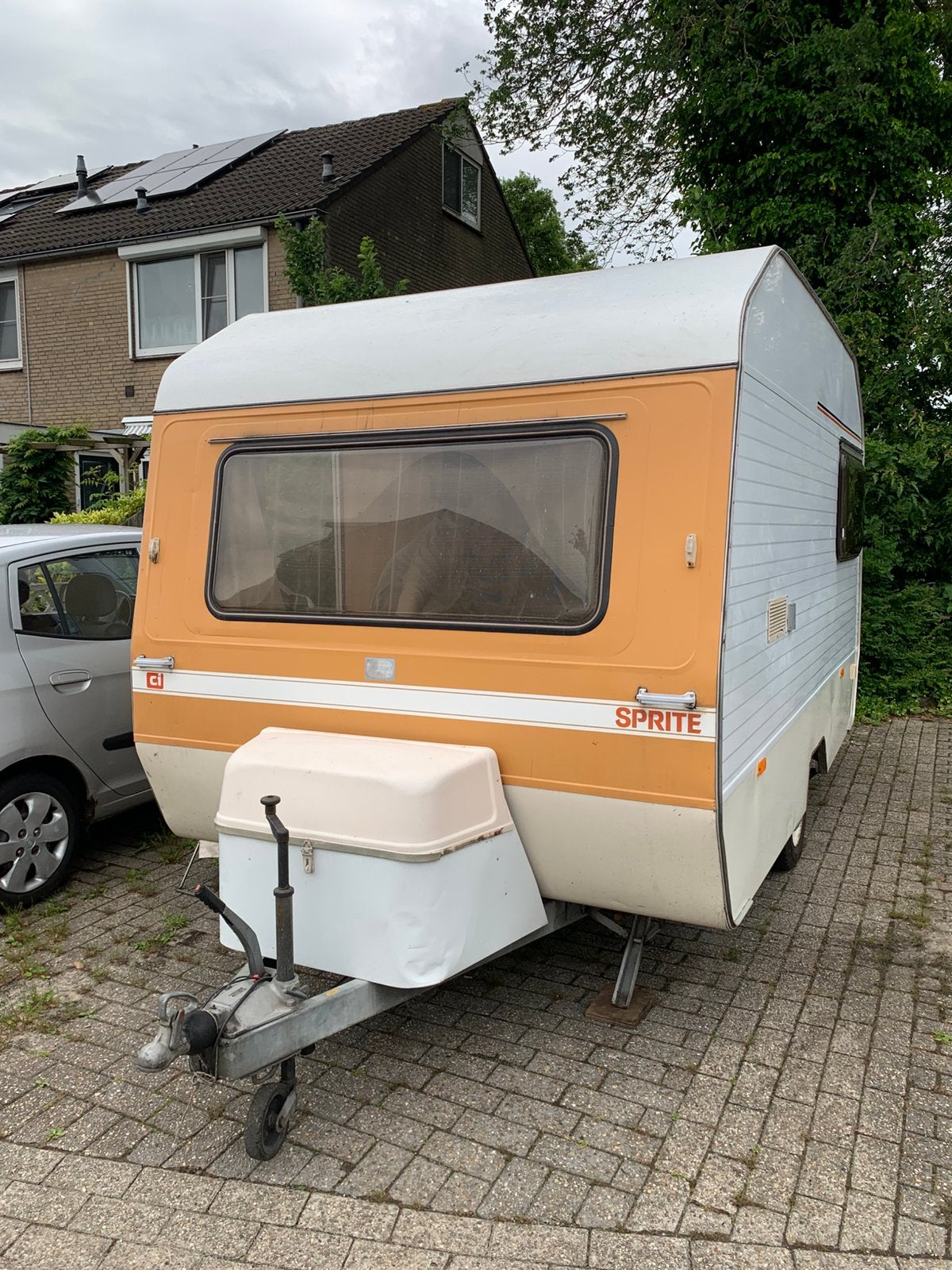 Caravan Sprite Alpine, klassieker uit 1978, Treinzit, Tot en met 3, Lengtebed, 500 - 750 kg