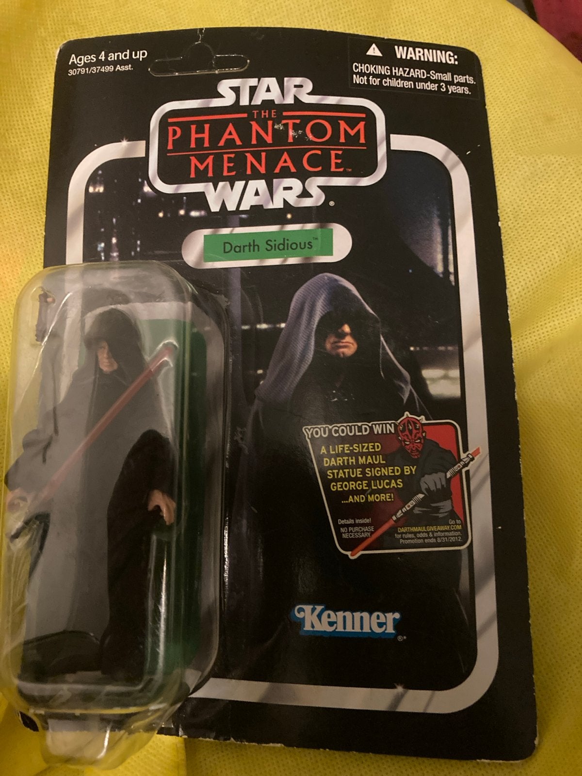 Star Wars The Phantom Menace Darth Sidious actiefiguur, Ophalen of Verzenden, Nieuw