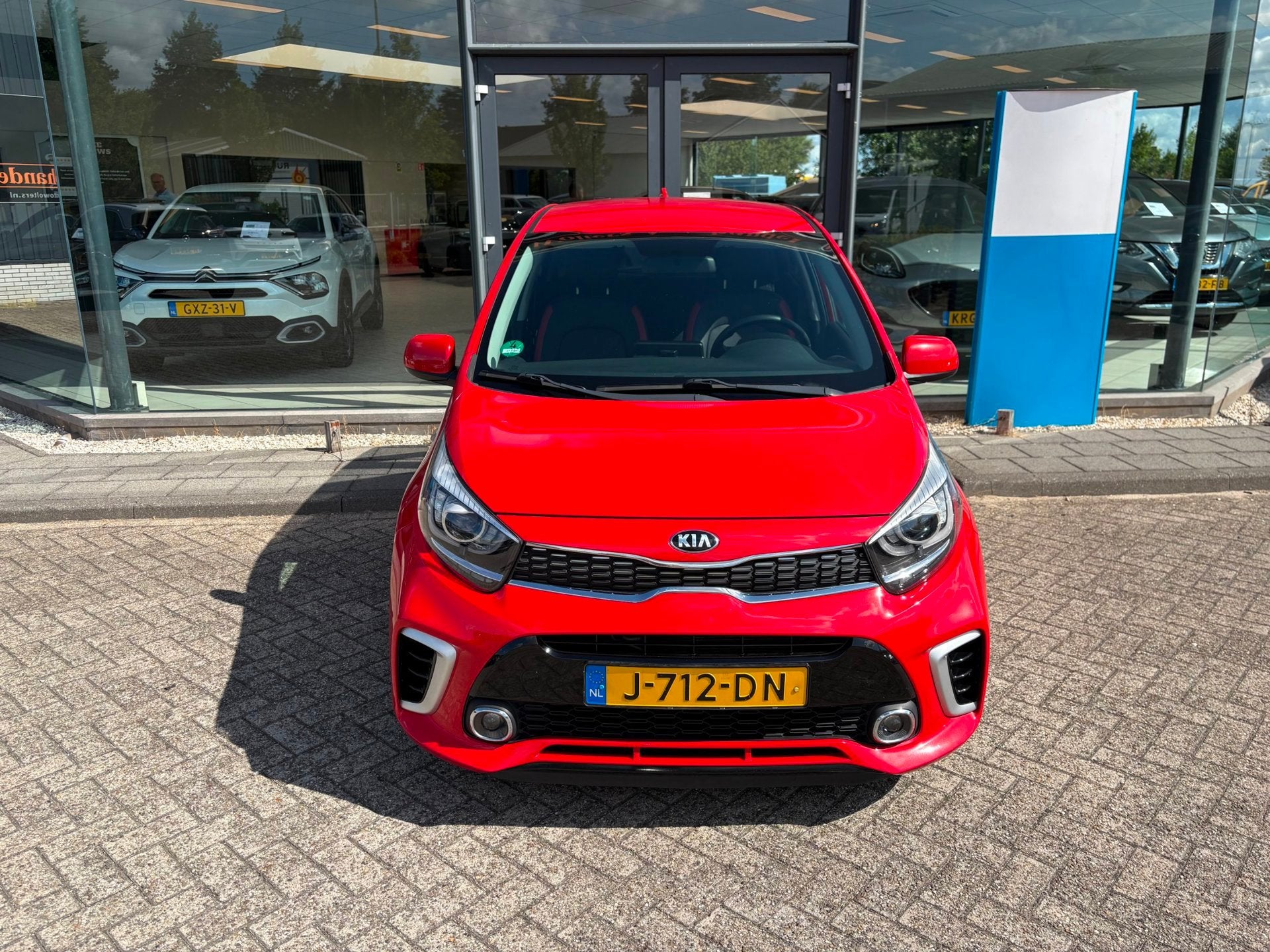Kia Picanto 1.0 MPi GT-Line Edition, Auto's, Kia, Voorwielaandrijving, Gebruikt, 4 stoelen, Leder en Stof