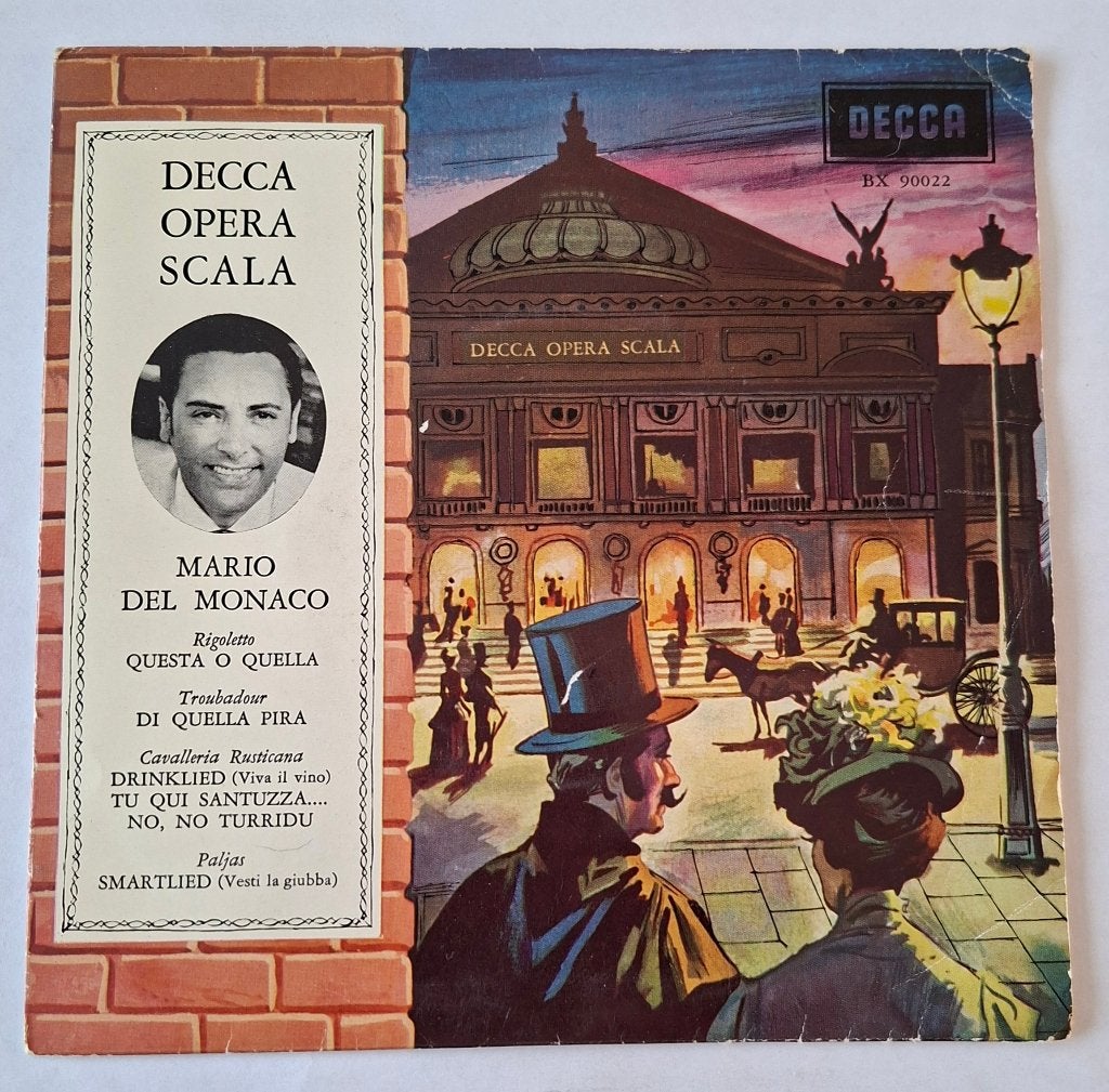 Mario del Monaco - Opera scala, Cd's en Dvd's, Vinyl Singles, Ophalen of Verzenden, Gebruikt, Klassiek