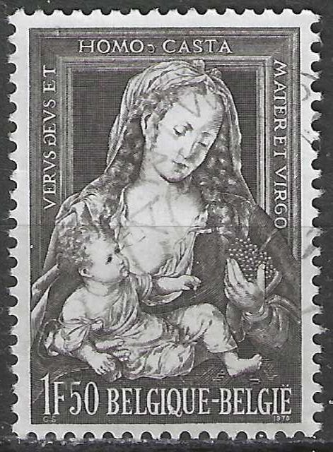 Belgie 1970 - Yvert/OBP 1556 - Kerstmis - Schilderij  (ST), Verzenden, Gestempeld, Kerst