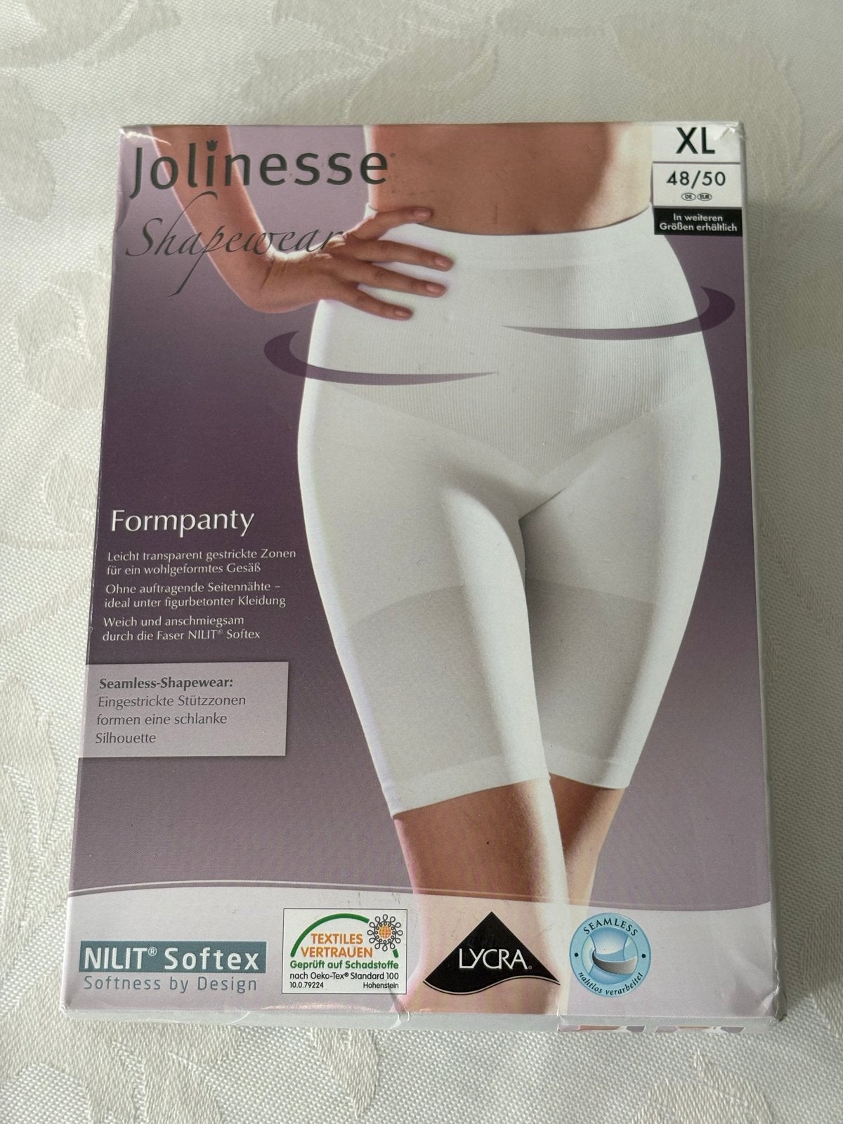 Jolinesse Shapewear Formpanty - Wit - Maat XL, Ophalen of Verzenden, Wit, Broekje of Short