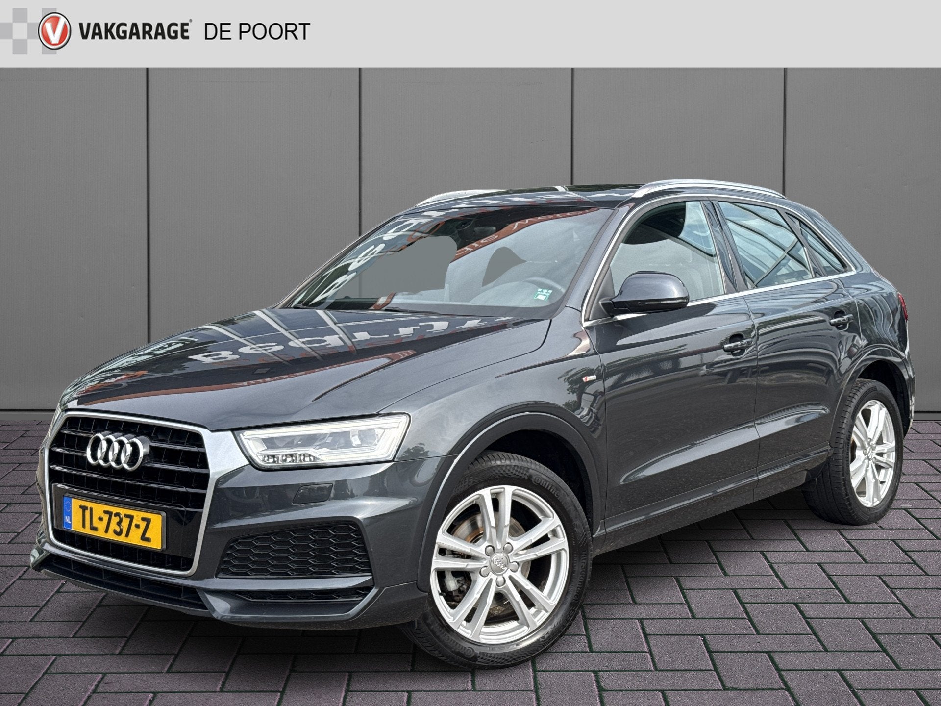 Audi Q3 1.4 TFSI CoD Sport Advance S-line | NL-auto | Pano |, 1380 kg, 4 cilinders, 150 pk, Leder en Stof
