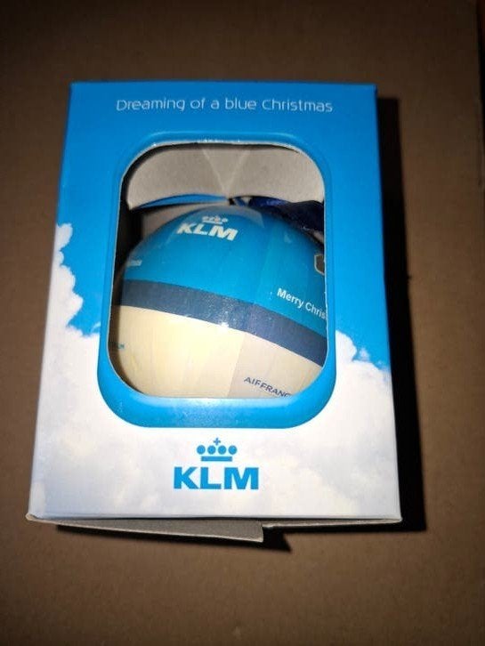 KLM huisjes   kerstbal., Ophalen of Verzenden, Nieuw