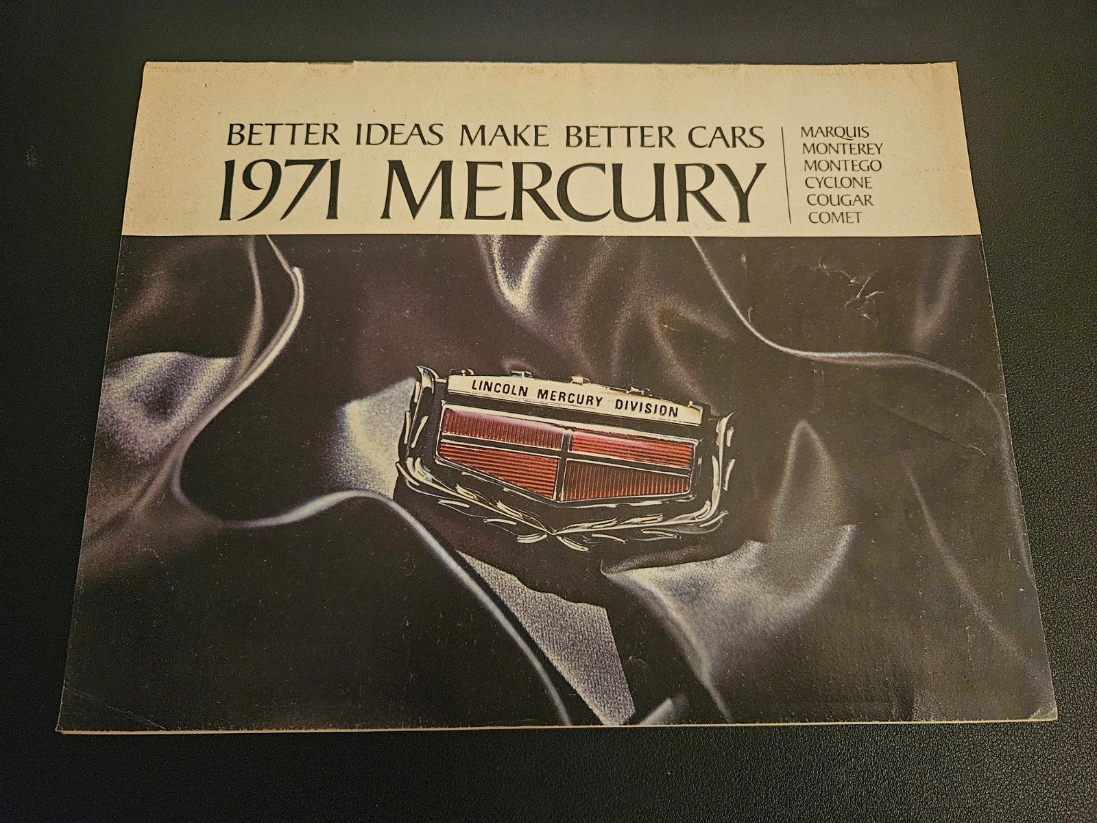 Brochure Mercury 1971 USA, Boeken, Ophalen of Verzenden, Zo goed als nieuw, Overige merken