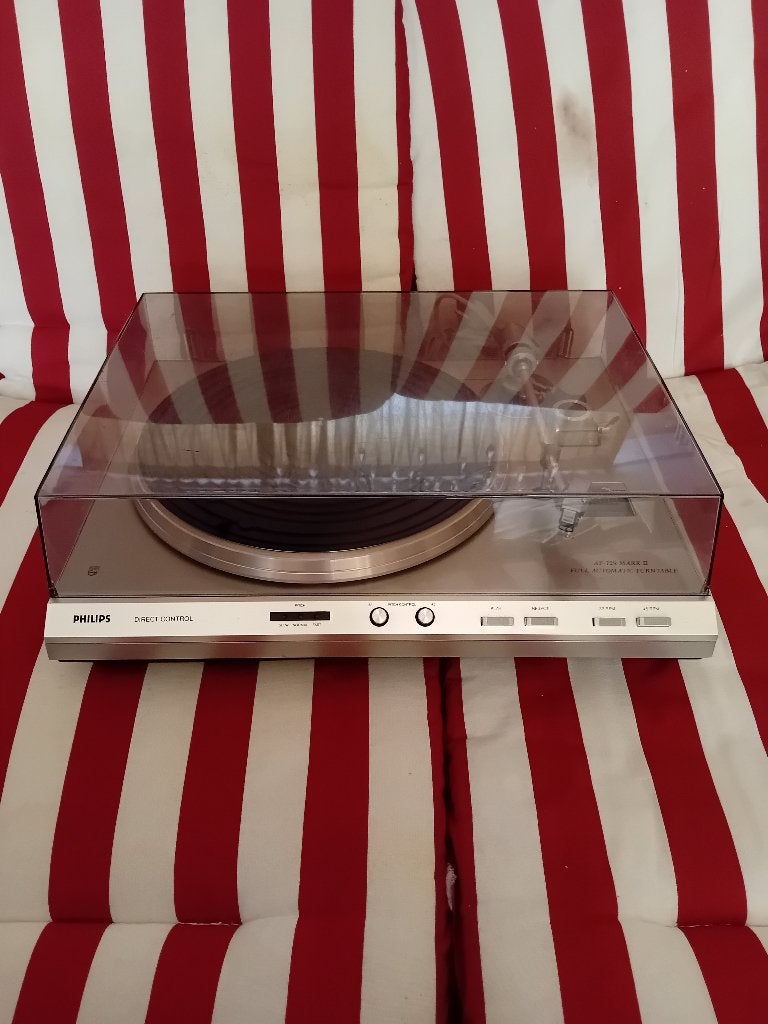 Philips AF-729 Mark II full automatic turntable, Philips, Gebruikt, Automatisch, Ophalen of Verzenden