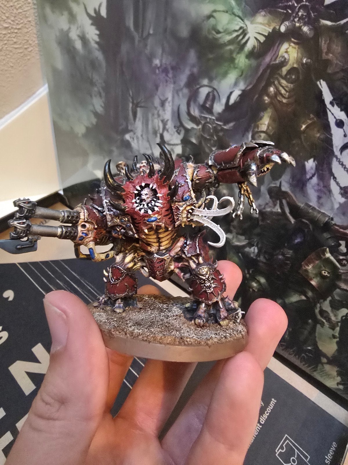 Professioneel geschilderde helbrute - Chaos 40k, Hobby en Vrije tijd, Wargaming, Ophalen of Verzenden, Zo goed als nieuw, Warhammer 40000