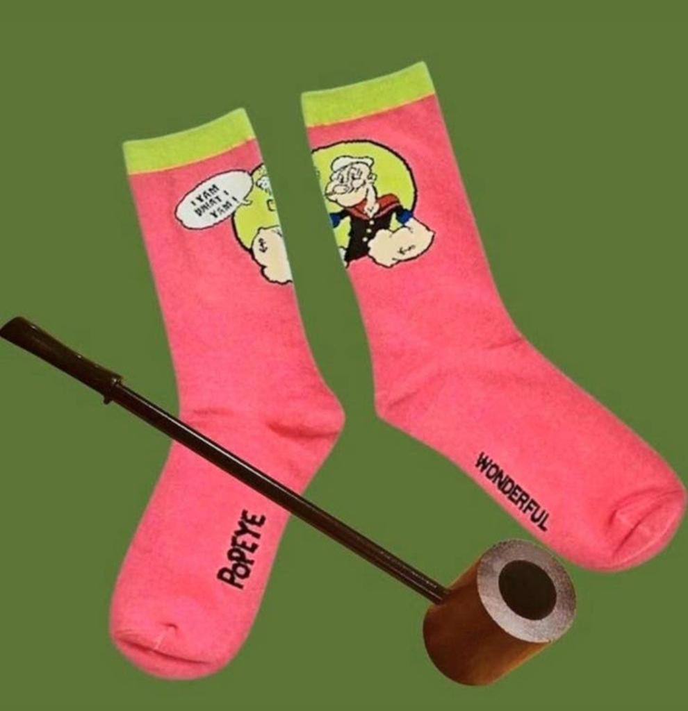 POPEYE SOKKEN  + PIJPJE POPEYE, Kleding | Heren, Ophalen of Verzenden, Nieuw