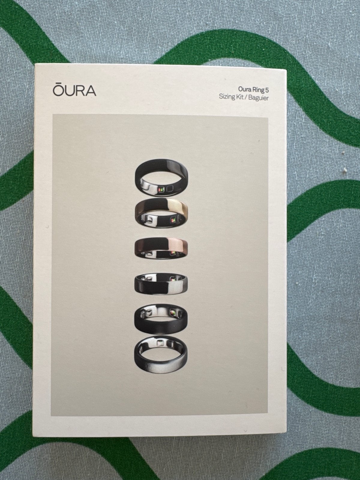Oura Ring 5 Sizing Kit - Maatbepaling voor Oura Ring, Sieraden, Tassen en Uiterlijk, Ringen, Kunststof, Wit, Ophalen of Verzenden